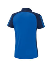 Erima Sport-Polo Six Wings (100% Polyester, tailored cut, quick-drying) royal blue/navy blue Women